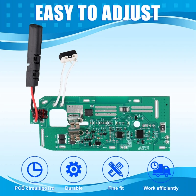 Papan sirkuit pelindung pengisi daya baterai Li-Ion untuk Dyson V10 papan sirkuit pelindung untuk Dyson V10 Penyedot Debu