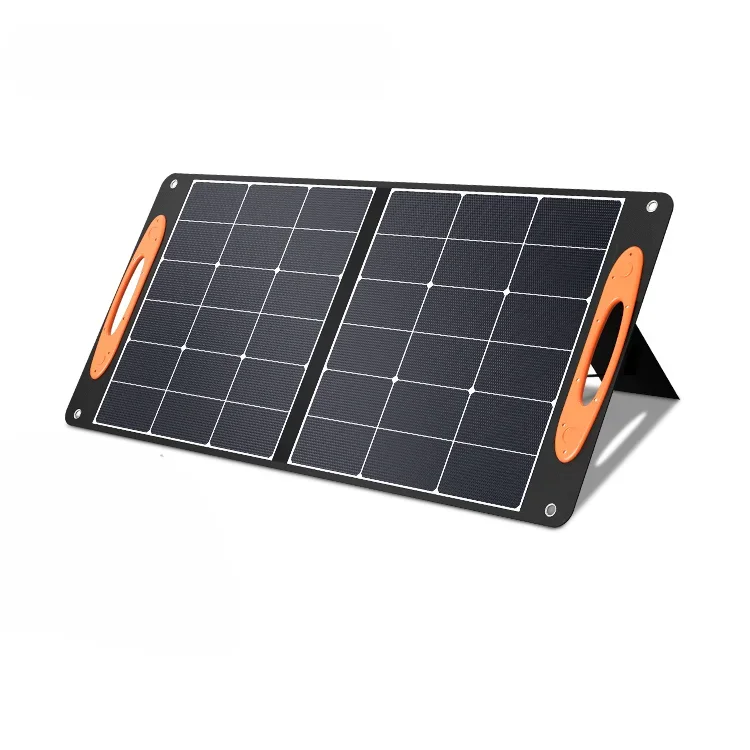 100W Solar Battery Charger Monocrystalline Foldable Solar Panel  plate for Camping Power Station