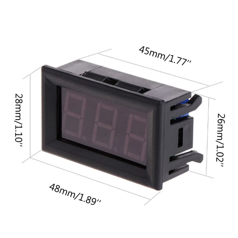 

Home Thermometer Practical 5-12V Aquarium Car DC Gauge Panel Pool Probe Temperature Terrarium -50~110°C Digital