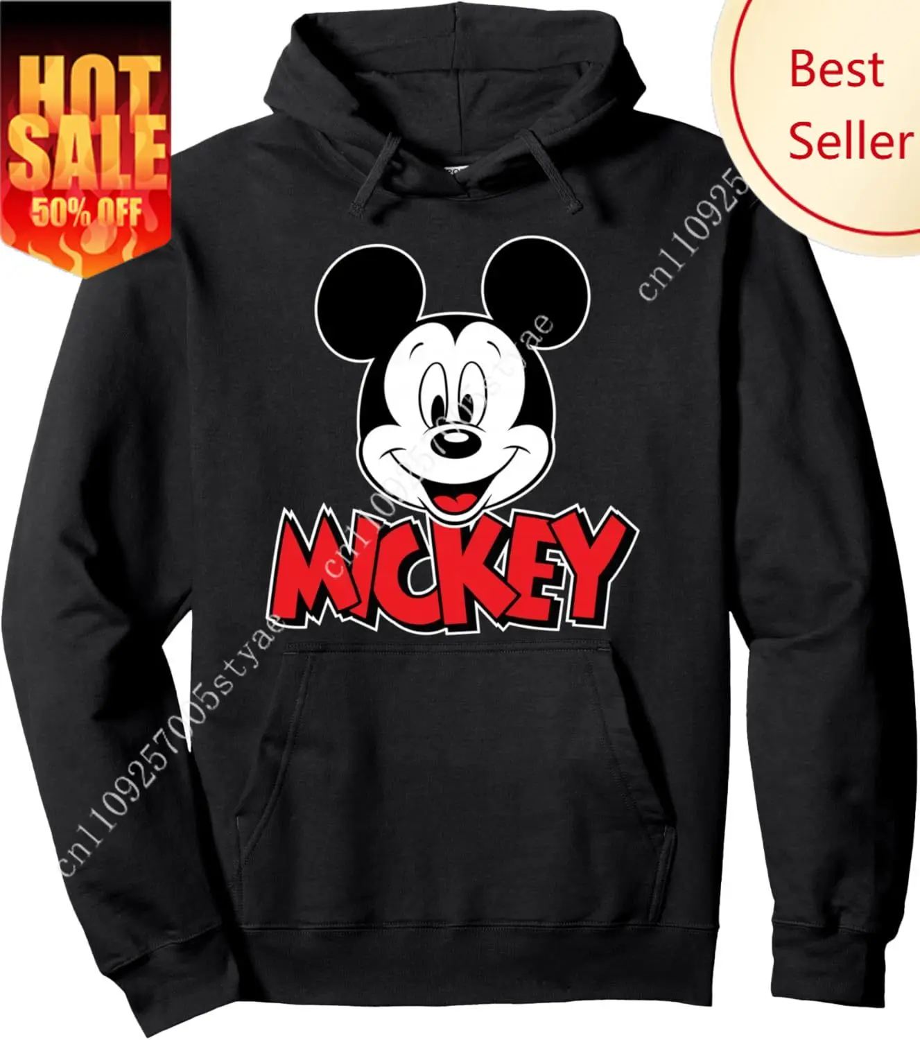 

Disney - Vintage Mickey Mouse Hoodie Pullover Hoodie