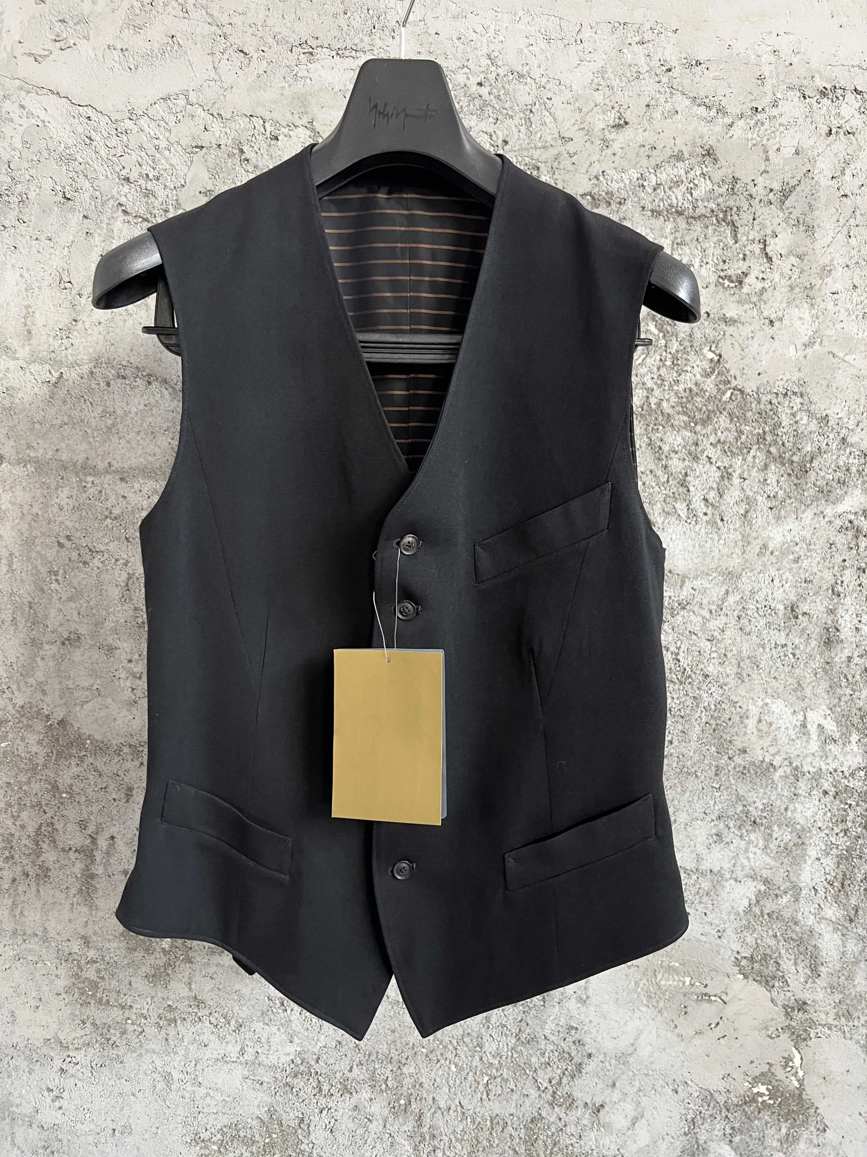 صدرية ذات تصميم أصلي داكن مصبوغة بالزهور المزهرة ليلاً وصدرية واحدة بطبقة مزدوجة #4