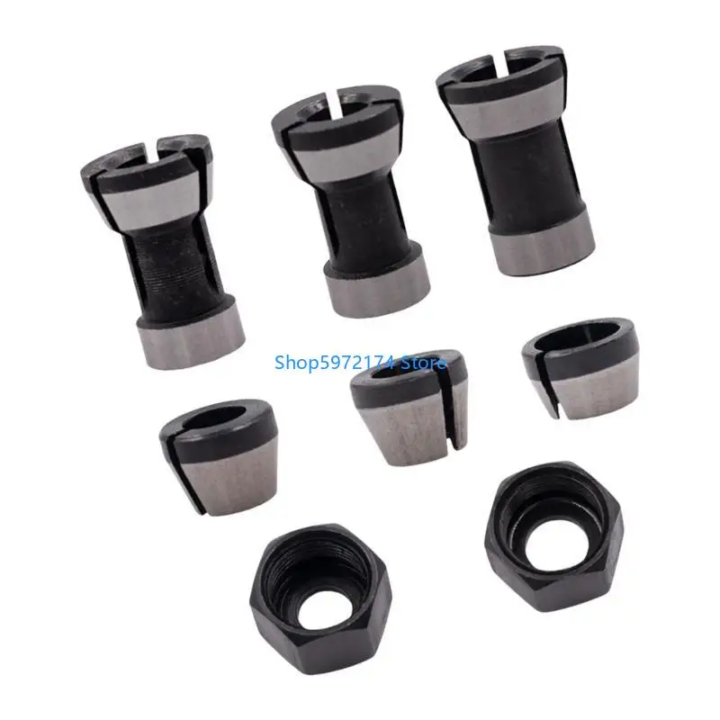 

Y3NB Collets 6.35mm 8mm 6mm Collet Chuck Electric Routers Milling Cutter Engraving Trimming Machine Accessories