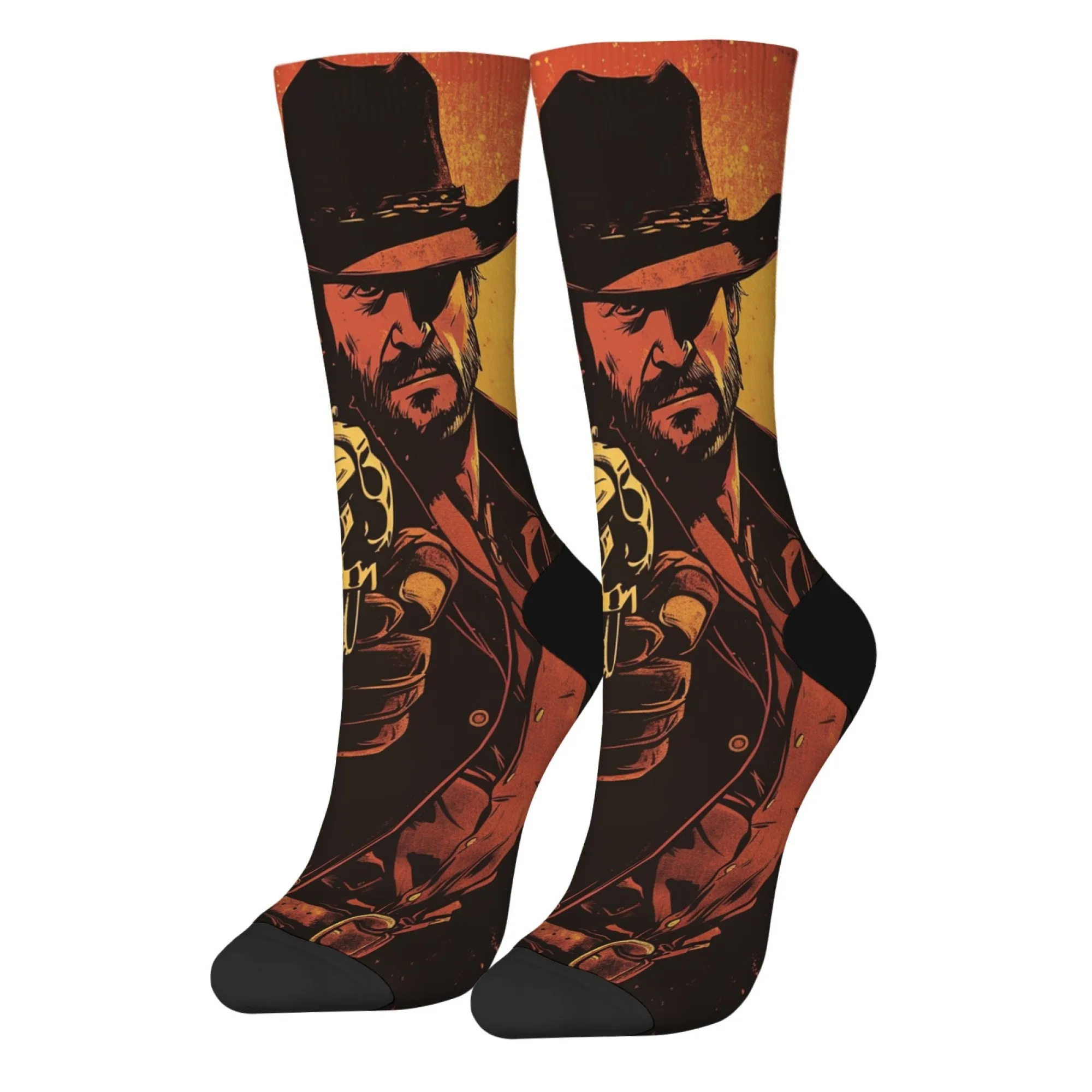 Adventurer Western Wild Cowboy Fun Herrensocken Retro Casual Fashion Comfort Socken Street Hip Hop Style Crazy Socken Ideales Geschenk