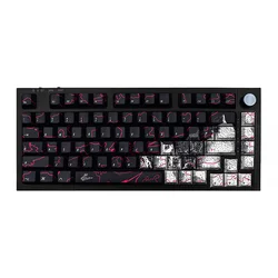 Graffiti klavye tuş takımı kiraz profil pbt Keycaps mx anahtarı için Logitech G610 K70 GMMK gk61 96 gmk mekanik klavye kap iso tuşları