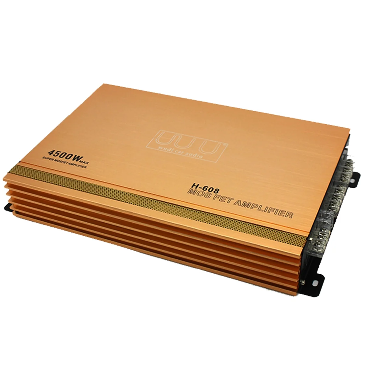 

4500W Car o Amplifier Four-Channel High Power Amplifier Can Be Equipped with 4 Speakers H-608 Power Amplifier