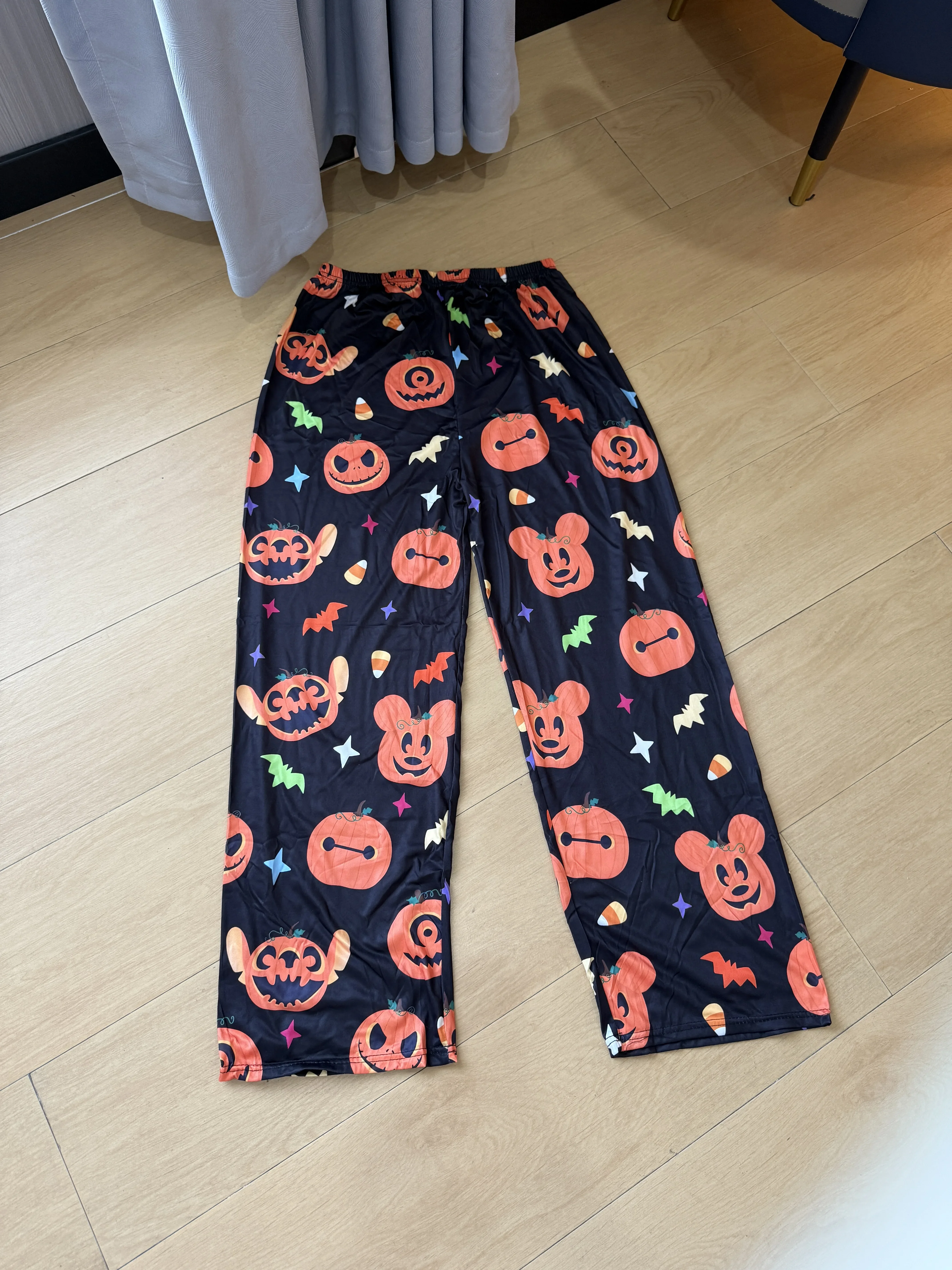 Halloween Hello Kitty Home Pants Cartoon Flannel Pajama Autumn Winter Casual Trousers Loose Pants Ghost Pumpkin Pants Gift view 5