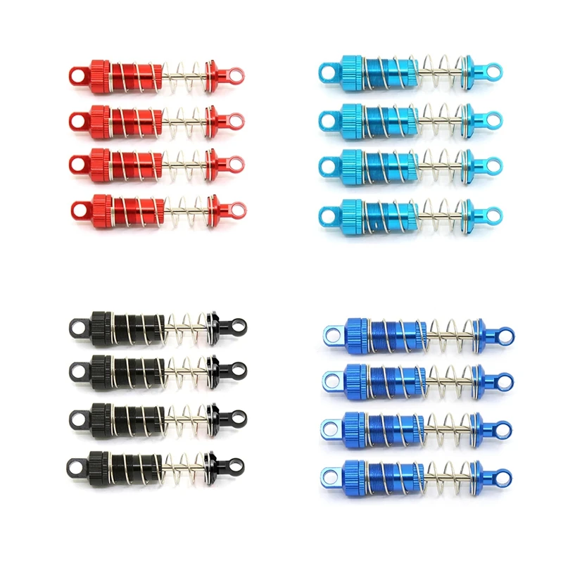 

4 Pcs Metal Shock Absorber Damper For MN D90 MN99S WPL C14 C24 Wltoys A959 A959-B RC Car Upgrade Parts Accessories