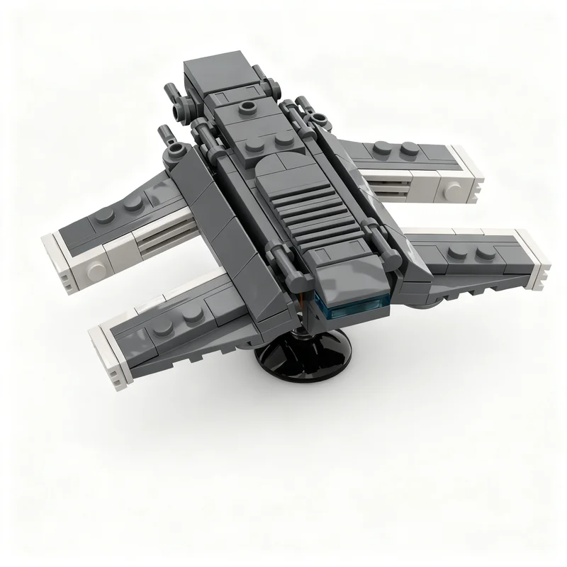 122 個 MOC ゼータシャトルアドベントデイホライズン季節のスターバトルおもちゃモデルビルディングブロックアーキテクチャクリスマスギフトアイデア