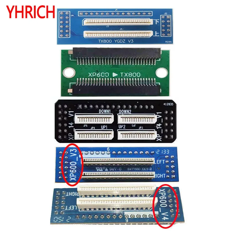 

Senyang Carriage Board Xp600 V3 V4/TX800 Head Connecting Card, TX800 Turn To XP600 Or XP600 Turn To tx800 Printhead Adapter Card