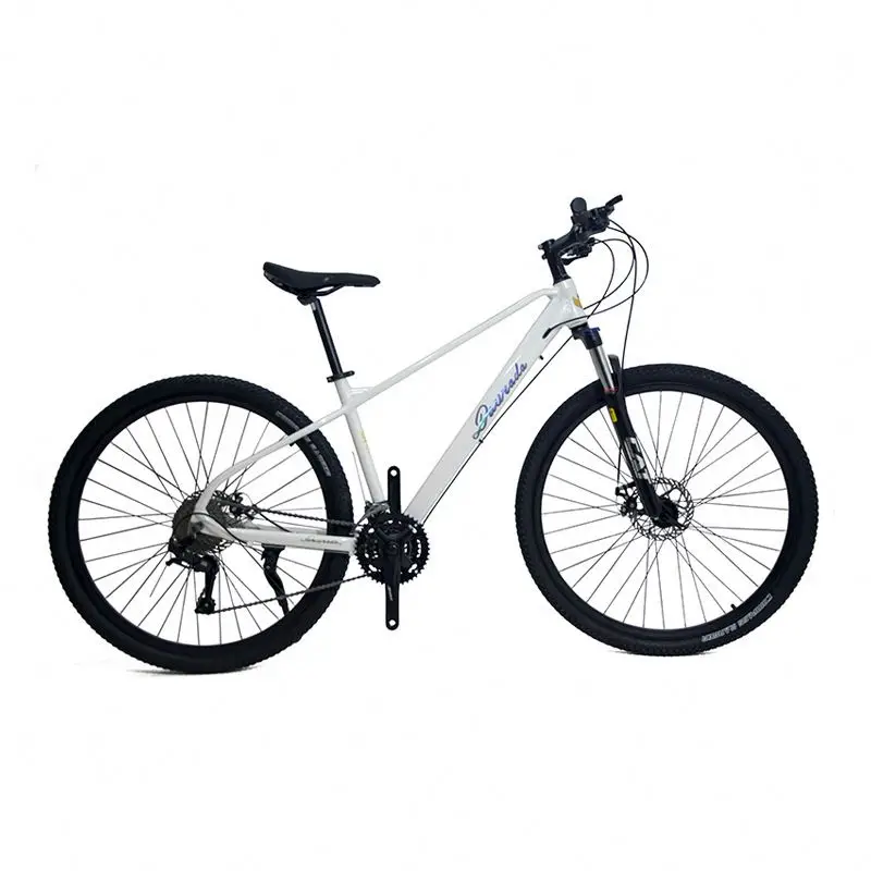 Bicicleta de montanha de 29 polegadas com freios a disco duplos de 21 velocidades, estrutura de liga de alumínio, suspensão dianteira adequada para várias condições de estrada