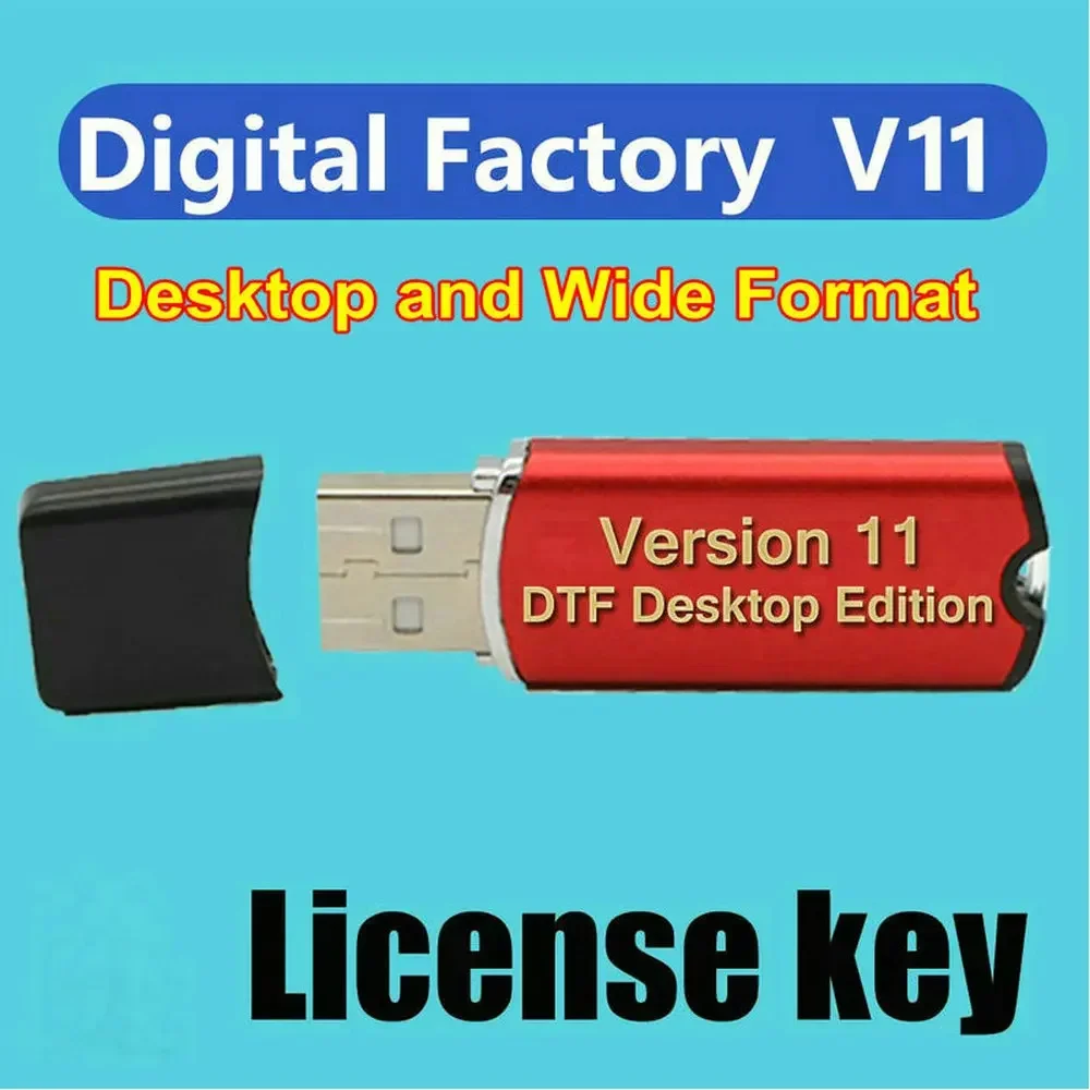 Cadlink V11 Digital Factory DTF Software CADlink 11 License Direct To Film RIP Dongle Key For Epson 8550 L1800 4900 P7000 P9000