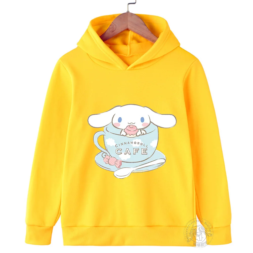 Kawaii Cinnamon Roll hoodie Children's Graffiti Clothing Girl's Clothing Boy's clothing Fall Cartoon Sweatshirt Children's tops