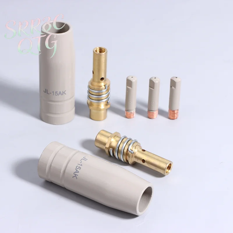 1/3Pcs 15AK Coating Protection Nozzle 0.8/1.0/1.2MM Contact Tips Non-stick Welding Slag European Airless Nozzle