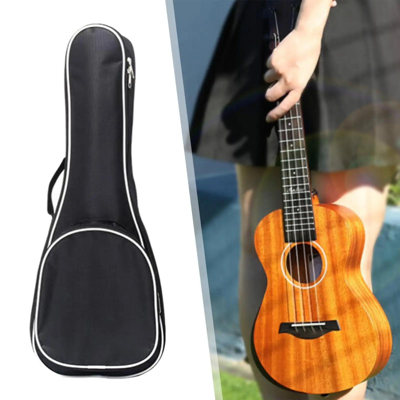 Thickened Ukulele Case Padded Oxford Cloth 21/23/26 inch with Handle