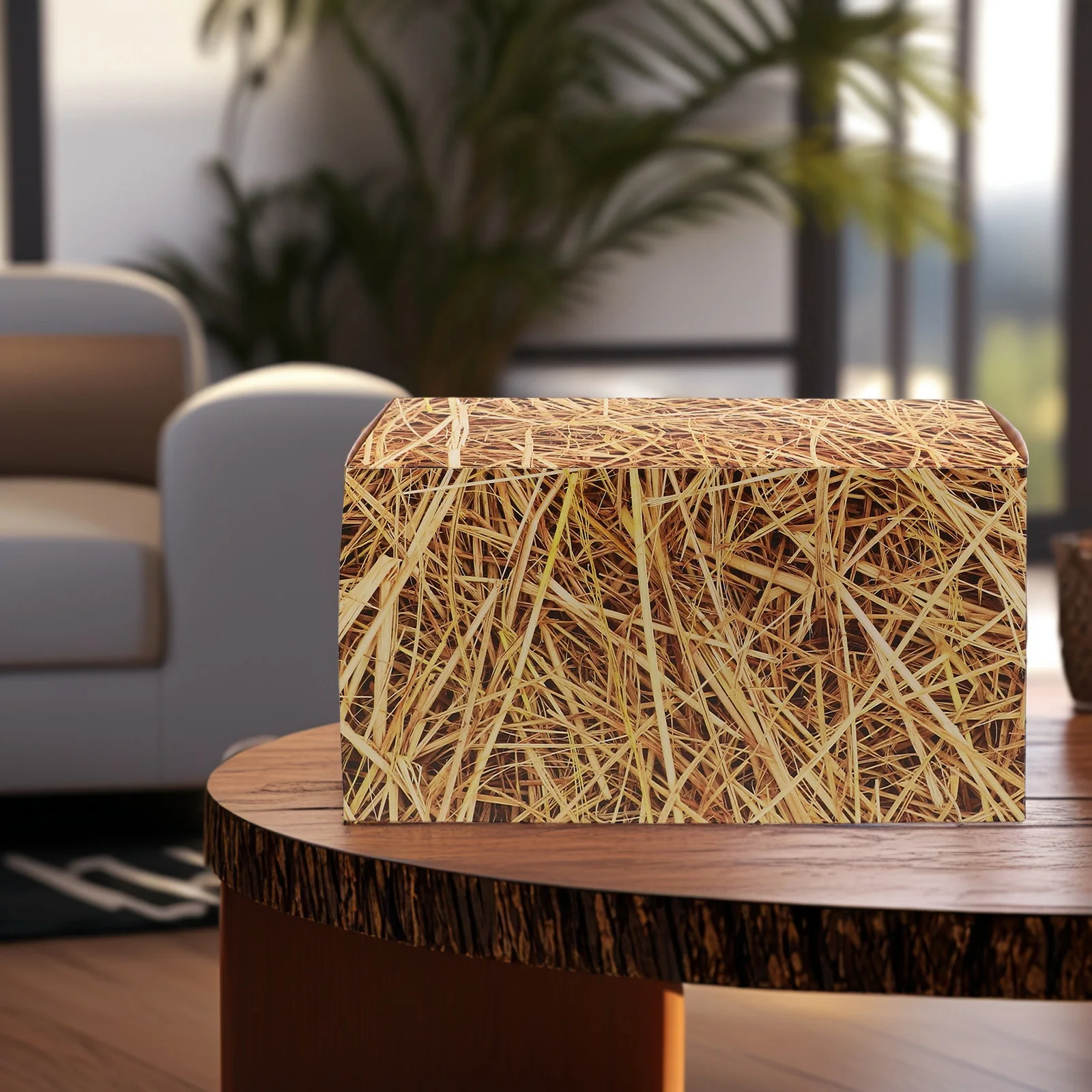 Party Decoration Props Straw Hay Western Decorations Miniature Haystack Fake Bales Paper Storage Boxes Rural Wedding Picnic