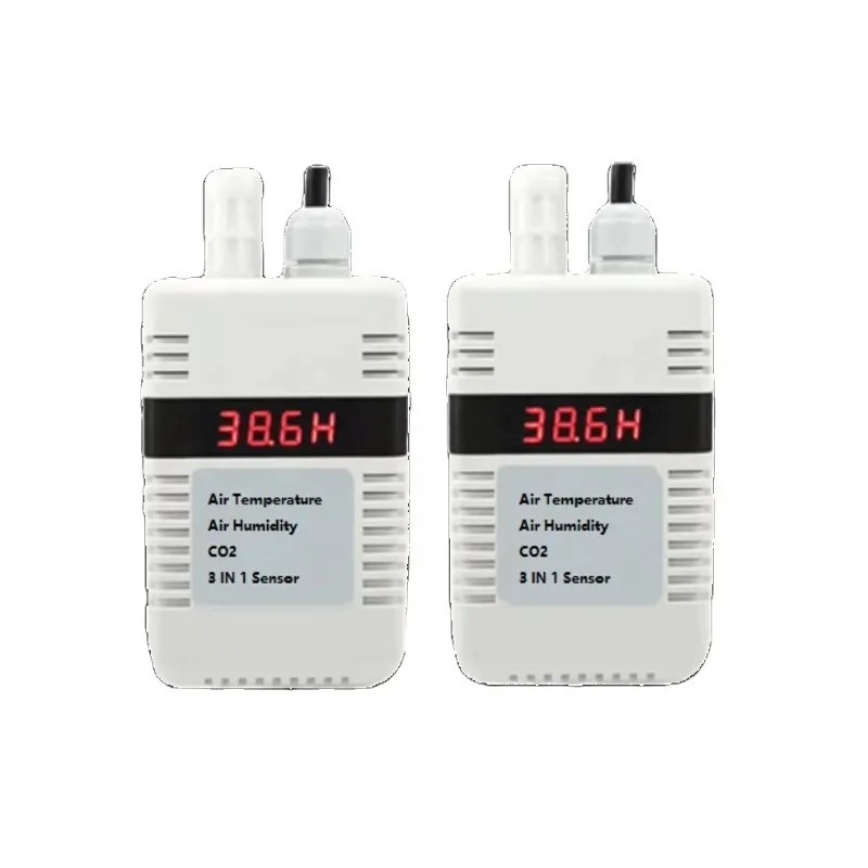 Lufttemperatur und Luftfeuchtigkeit Co2 Drei Parameter 3-in-1-Nixie-Röhrenanzeige Rs485 Wifi Gprs Lora Lorawan Sensortester