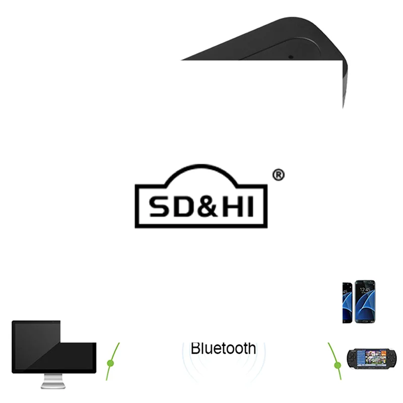 

USB Bluetooth 2.0 PC Adapter Wireless Stereo Audio Music Receiver 3.5mm Aux Jack For PC Laptop Computer Speaker Headsets