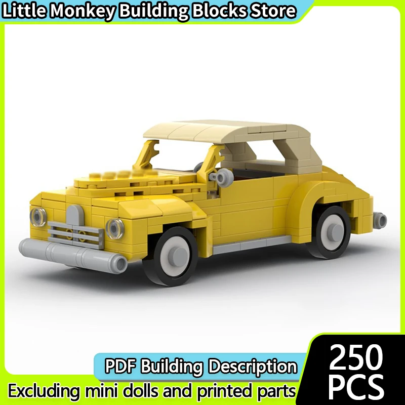 

Speed Racing Car Model MOC Building Bricks PM704 Luxury Sedan Modular Technology Children Holiday Gifts Assemble Toys Suit