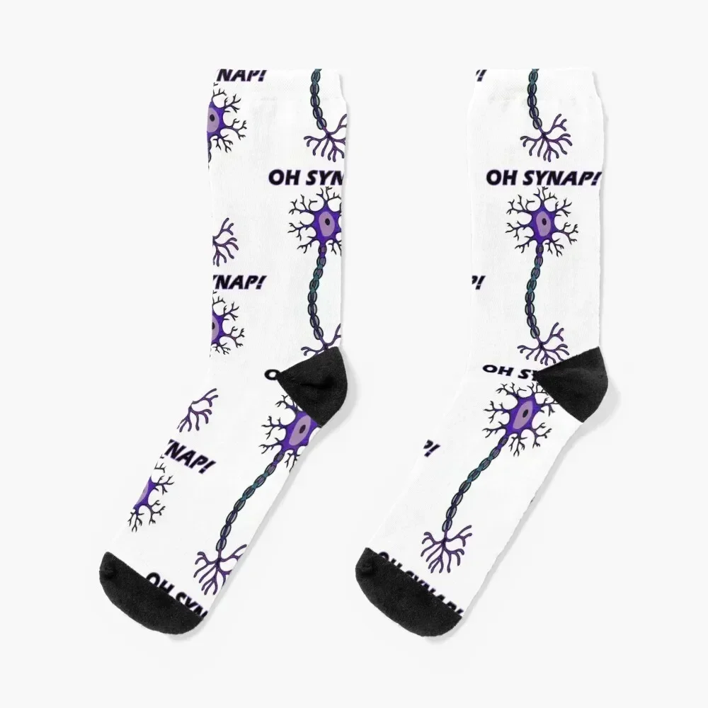 

Neuron - Oh Snap! - Science Pun Socks soccer anti-slip valentine gift ideas set Children's Socks For Men Women's