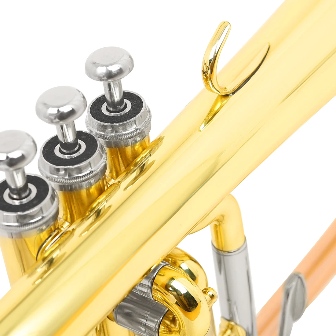 SLADE Flugelhorn النحاس الجسم الذهب ورنيش Bb Flugelhorns المهنية Flugelhorn أداة النحاس للمبتدئين والأداء #6