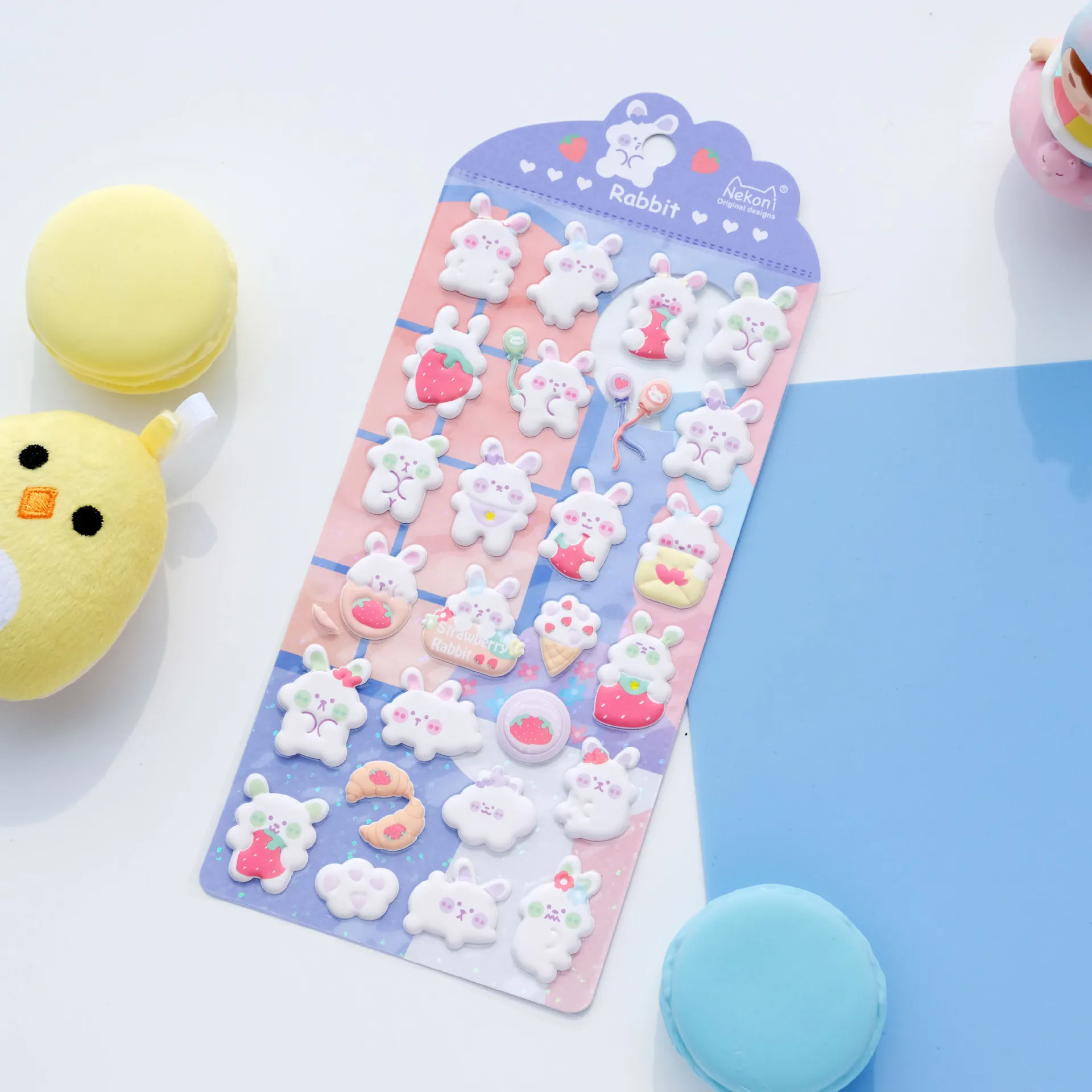 100 Pezzi Kawaii Stickers, Fogli di Adesivi per Ragazze in Cartone Animato, Carino Set di Adesivi Ragazze Cartone Animato,Stickers Bambini, per Album di Scrapbooking Faidate, Decorare Agende, Taccuini