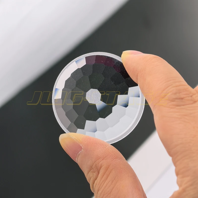 38mm Diameter honeycomb Prism Spare Parts 8+16+24 Prism 48Prism Fitting Atomizing Lens for Mini Moving Head Light Beam