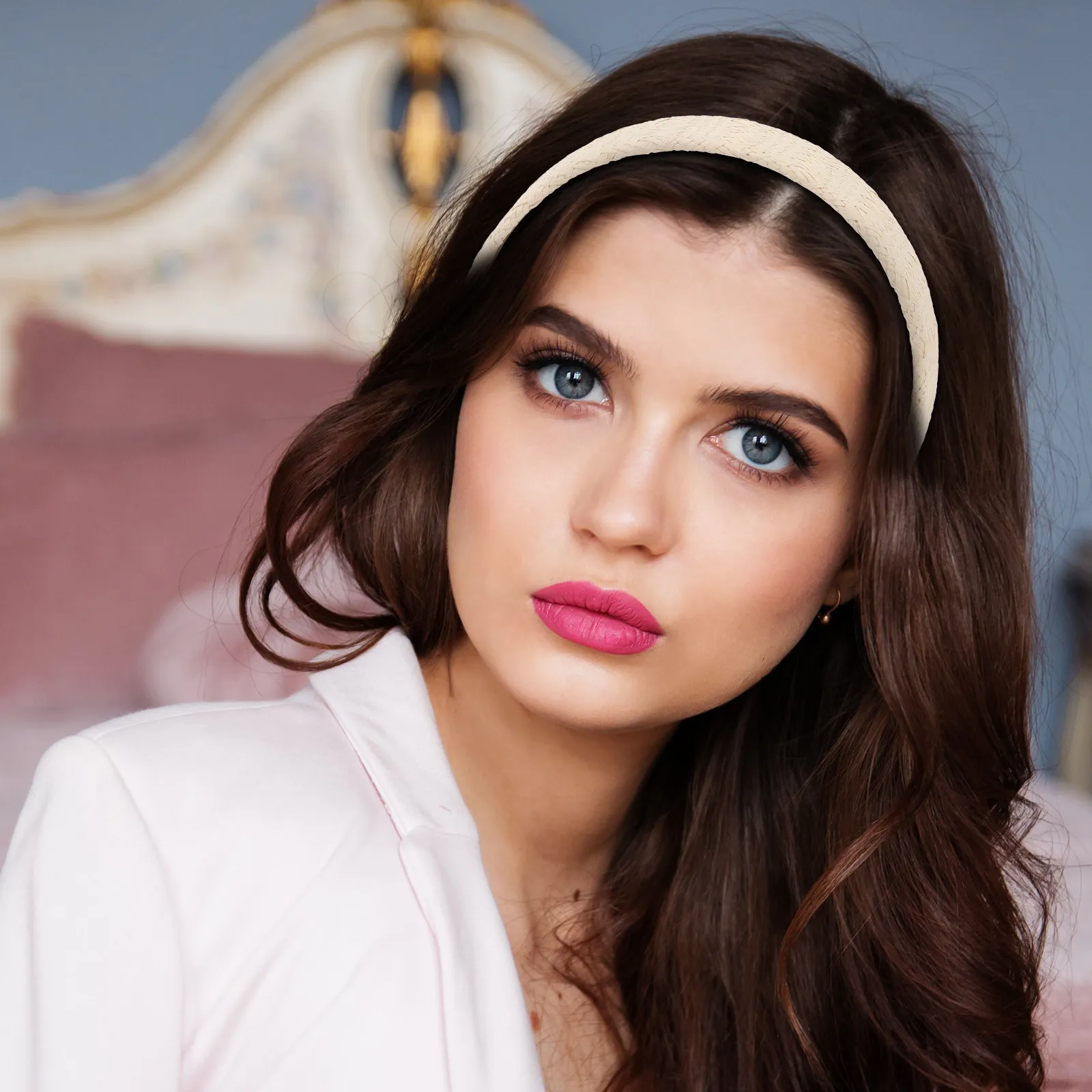 

4Pcs Premium Sponge Headband Women Creative Rattan Style Hair Hoop Elegant Stylish Headdress for Girls Party Gift Hair Accessory
