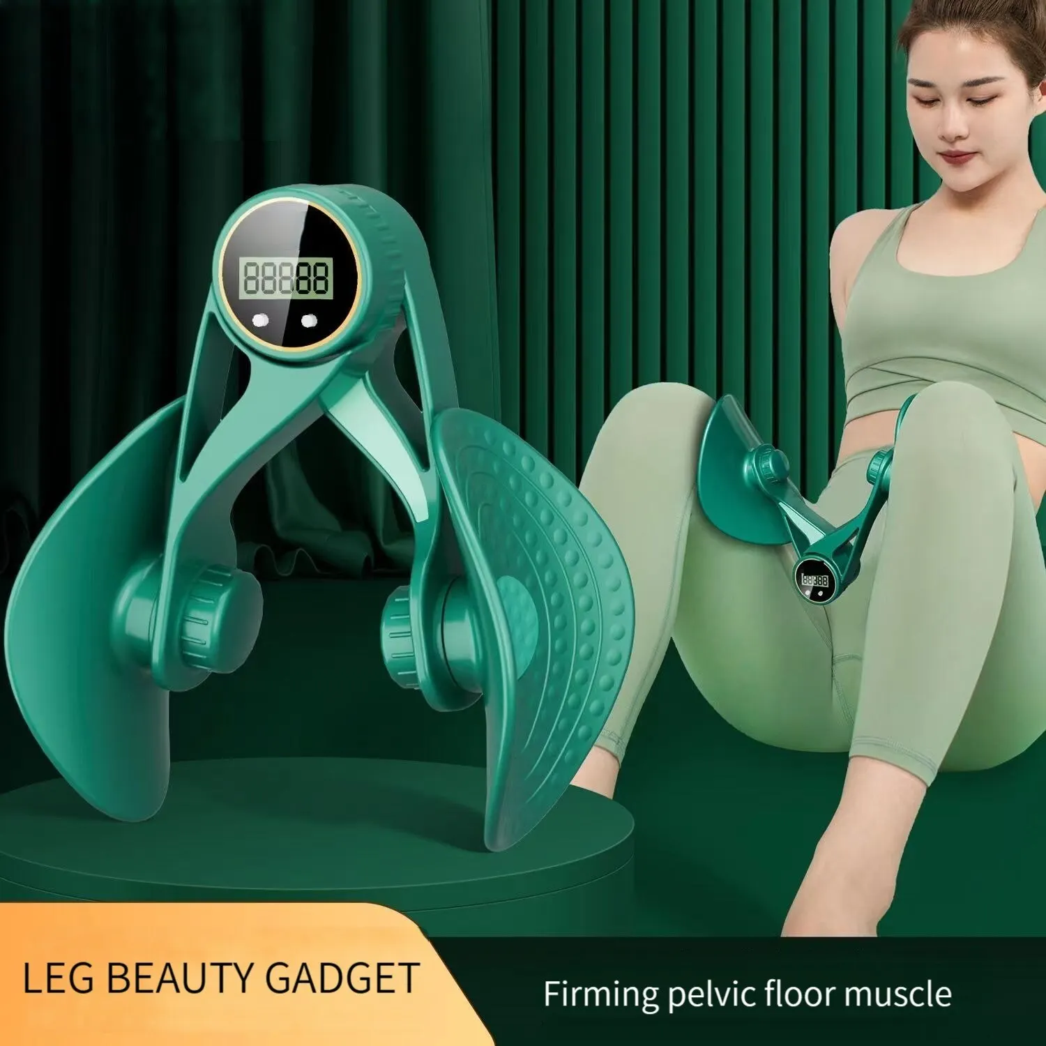 

Multi-Functional Beauty Leg Device Pelvic Floor Muscle Trainer Postpartum Repair Leg Clamps Can Be Counted Trainer Leg Clamps