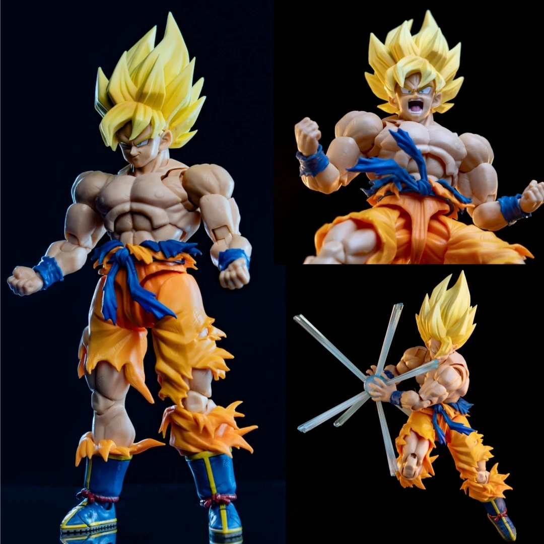 ドラゴンボールZ 孫悟空 アクションフィギュア 伝説の超サイヤ人 孫悟空 S.H.Figuarts PVC 可動式アニメフィギュア 17cm モデル玩具