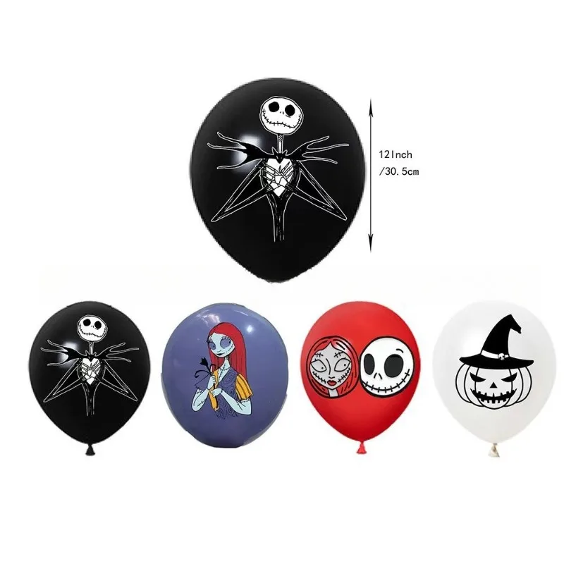 12개입 핫 크리스마스 악몽 생일 파티 케이크 토퍼 카드 용품 남녀 테마 파티 용품 선물