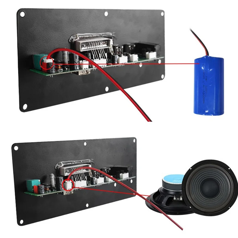 

Ingenious-Bluetooth Audio 15W Amplifier Board With FM BT Audio Portable Speaker 5V Karaoke Power Amplifier Board MP3 Amplifier