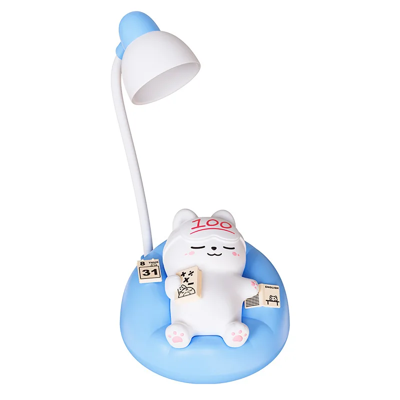 Cute Pat Sleep Cat Night Light, 3 Color Dimmable Bedside Lamp for Nursery, Kids Room Decor Gift