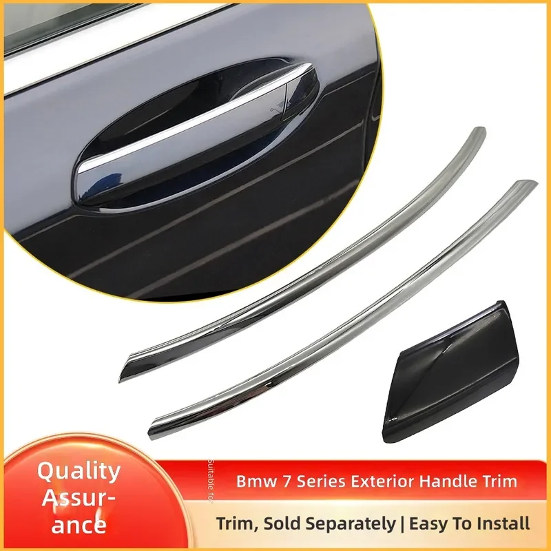 For BMW 7 Series G11 G12 Outer Door Handle Trim Strip Chrome Bright Cover Decoration 51215A06743