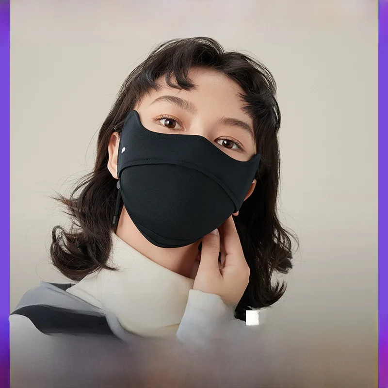 

Banana Leaf Women's Sunscreen Mask UV Protection Dustproof Windproof Facial Mask Decorative Sun Protection Face Shield