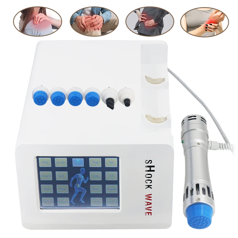 Shockwave Therapy Machine ED Treatment Pain Relief Relax Treatment Physiotherapy Body 300mj Shock Wave Equipment With 7