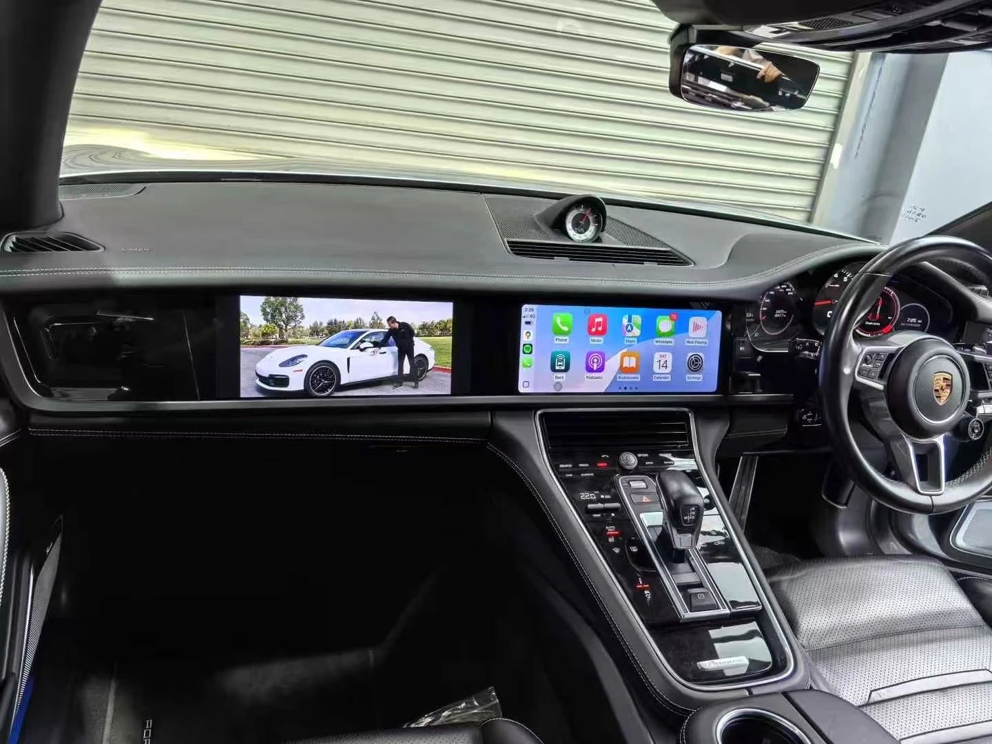 

24.6 Inch Dual Screen For Porsche Panamera 2017-2023 Stereo Multimedia Player Carplay Co-Pilot Screen Car Radio Android Auto DSP