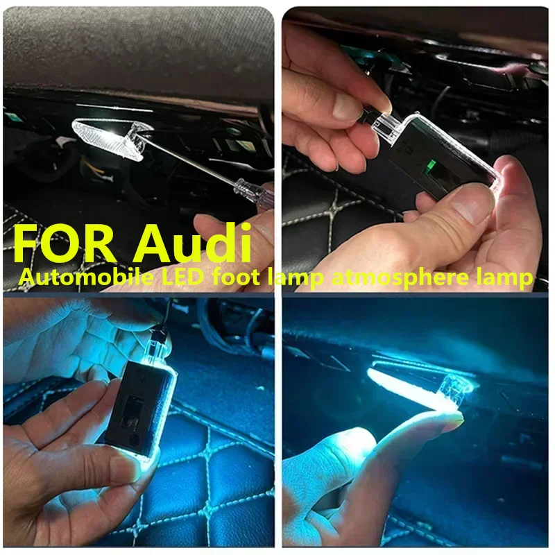 

Various modes of automobile LED footlights are suitable for Audi A4B5B6B7B8a18A38V 8P8A6C5C7 A5AA7A8TT Q3 8UQ5 8RQ7Q8