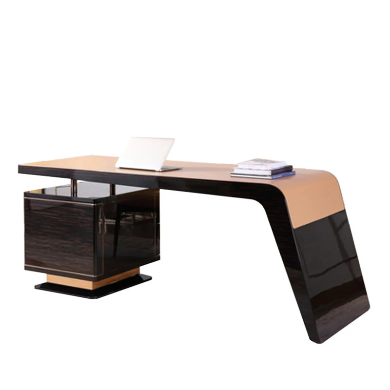 

Study Desk Modern Minimalist Oblique Angle Home Boss Desk President Manager Desk