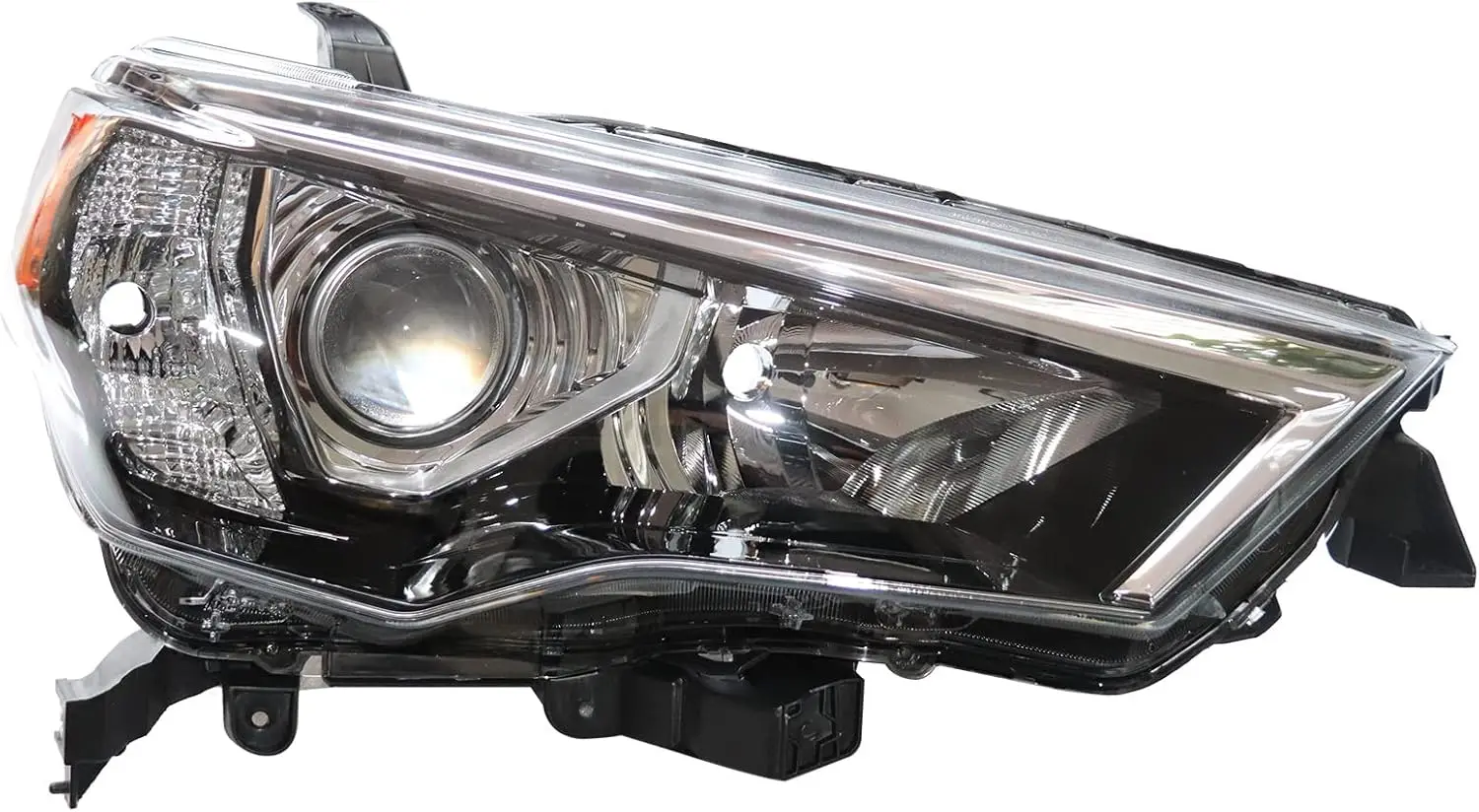 

Headlight Assembly Compatible with 2014-2020Toyota 4Runner Chrome Headlights, Passenger Slde LED Headlamp Replacement Clear Lens