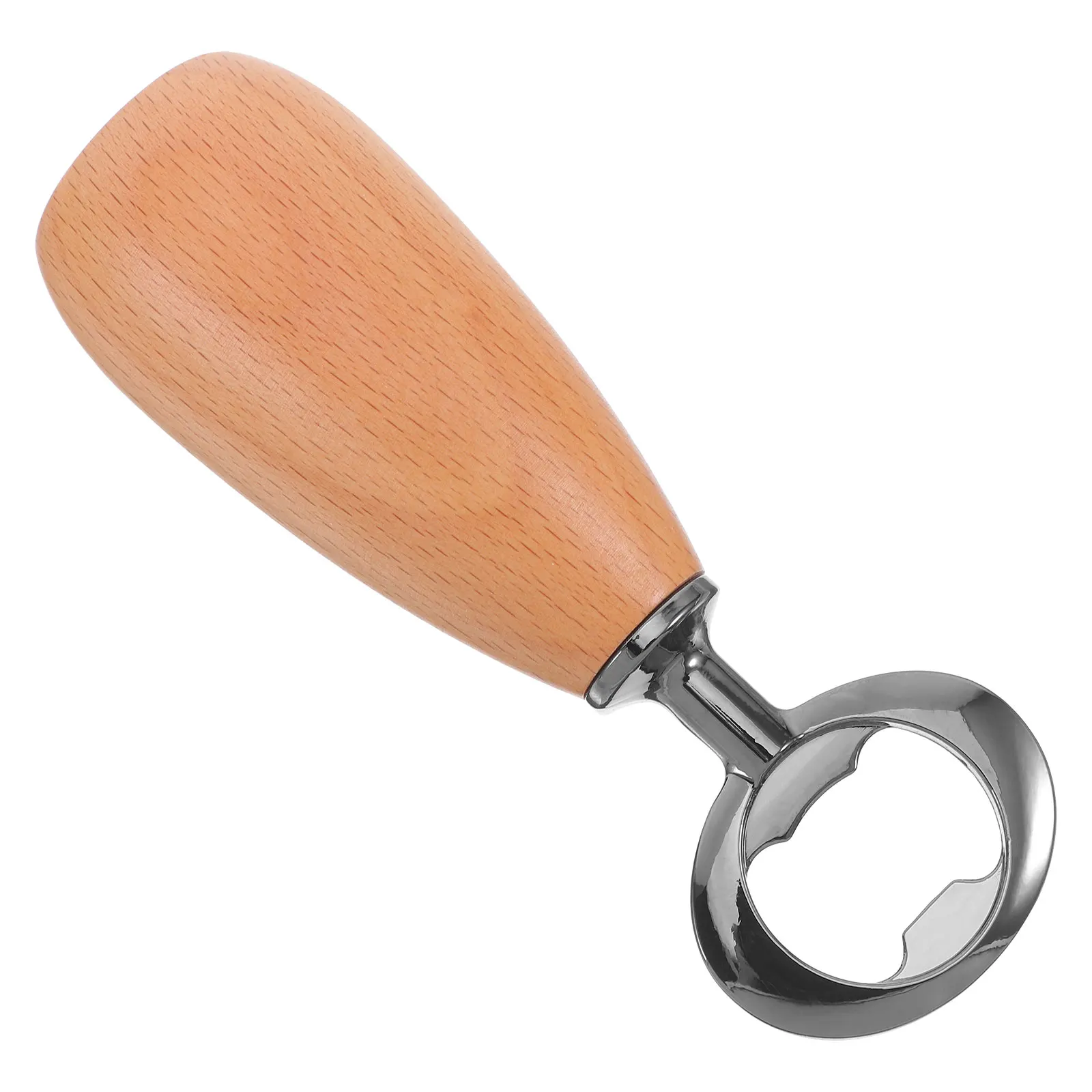 

Bottle Opener Lever Can Cap Beer Lid Remover Beverage Iron Soda Household Handheld Wood Handle Metal Portable Kitchen