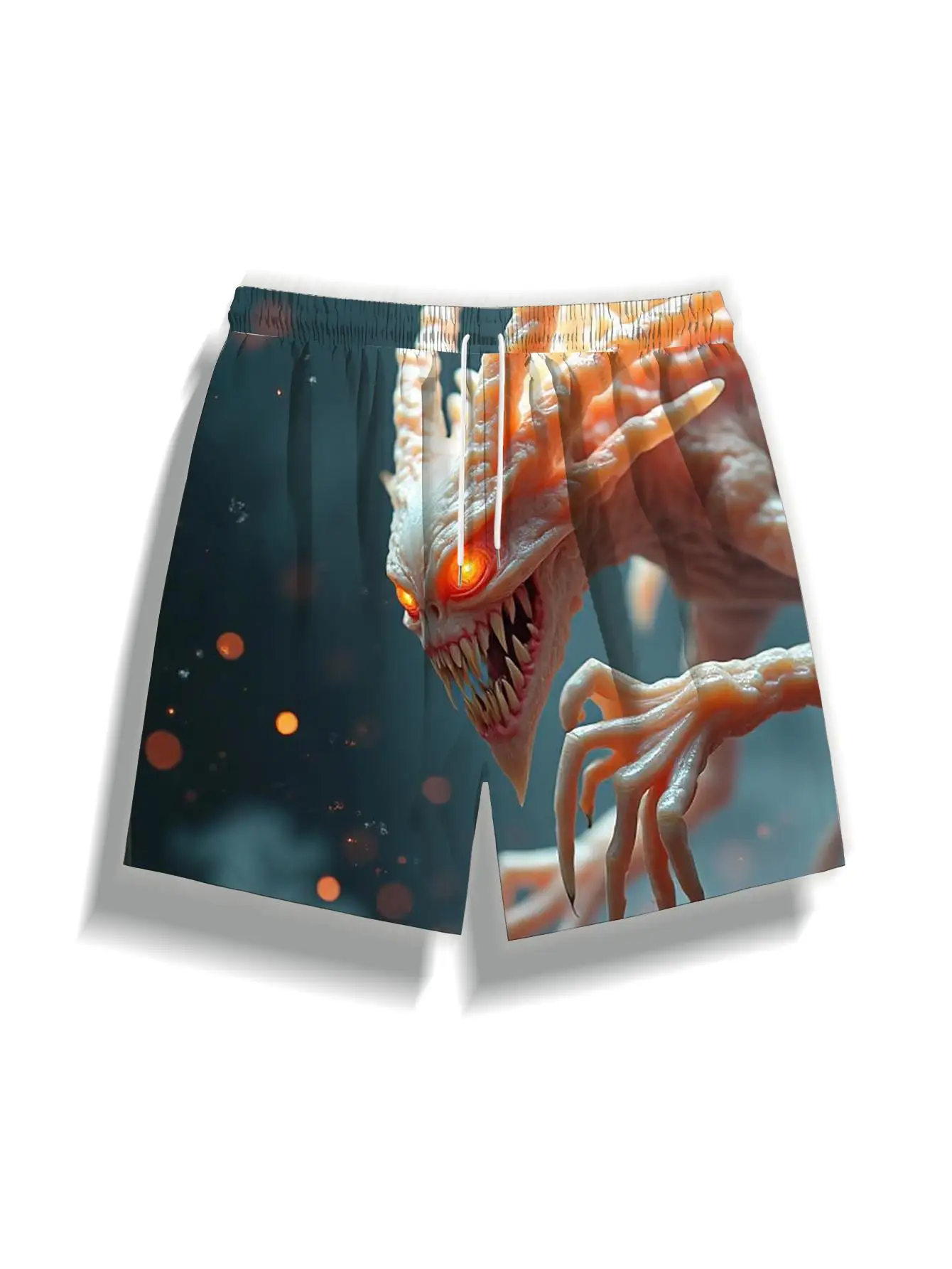 1pcs Men's Short swim trunks2026 Summer 3D Printed Short sleeve Polyester Quick drying pants for man Breathable running