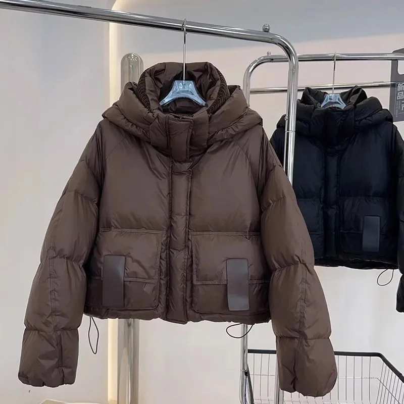 Women Parkas Winter Casual Loose Women\'s Jacket Down Coats Solid Oversize Women\'s Winter Jacket Soft Cotton Puffer Jacket