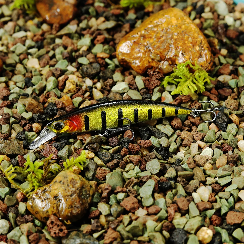 المشي الأسماك 70 مللي متر 10 جرام الصيد السحر غرق أسماك الاصطناعي الطعم الثابت Jerkbait Pesca Wobblers ل بايك باس سمك السلمون المرقط سويم