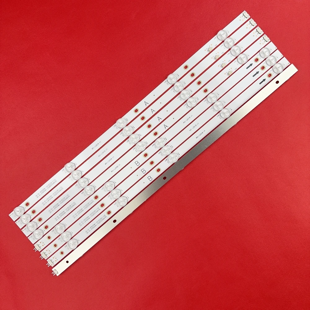 شرائط ليد ل BBK MS-L2608 JS-D-JP50DM-101EC (00608) 50LEM-1043\FTS2C V500DJ6-QE1R72-50004-029 10 المصابيح 6V 100% جديد