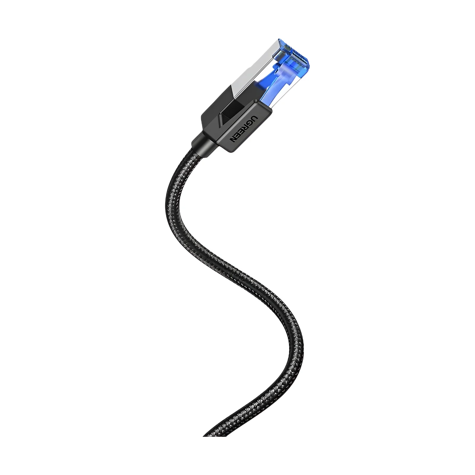 Ugreen cat 8 ethernet cabo cat8 40gbps 2000mhz rede náilon trançado internet lan cabo para laptops ps 4 roteador rj45 cabo