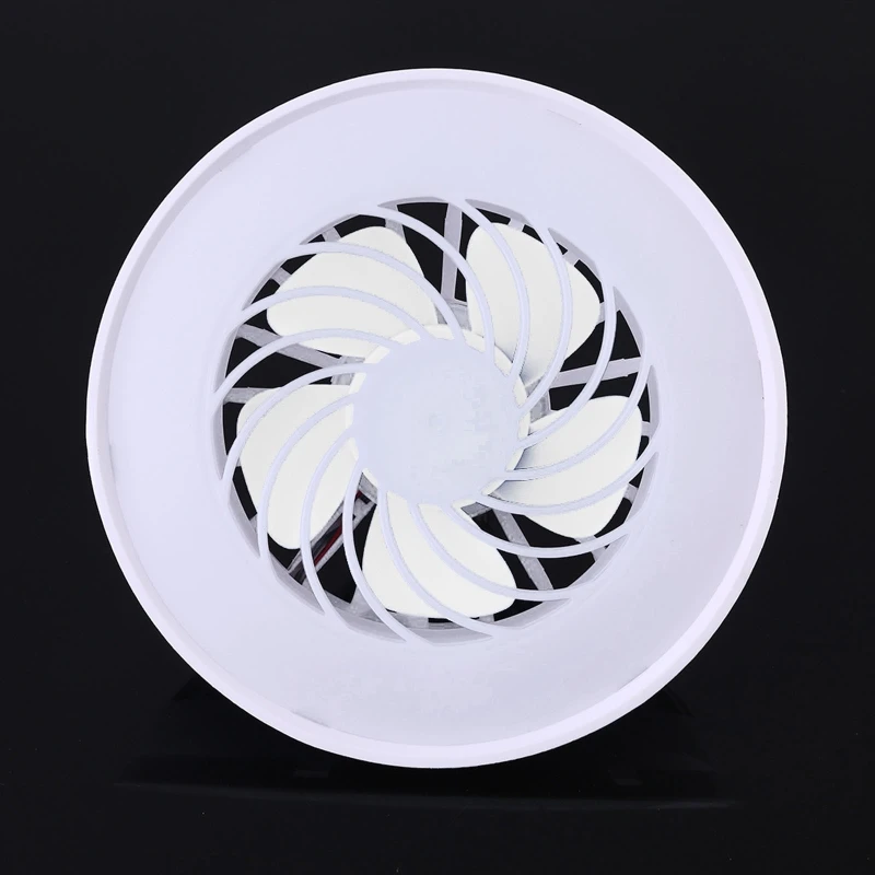 E27 Ceiling Fan with LED Light 5-Blade Modern Lamp 5.79inch Fan Lamp Flush Mount with B22 to E27 Converter AC 85V-265V