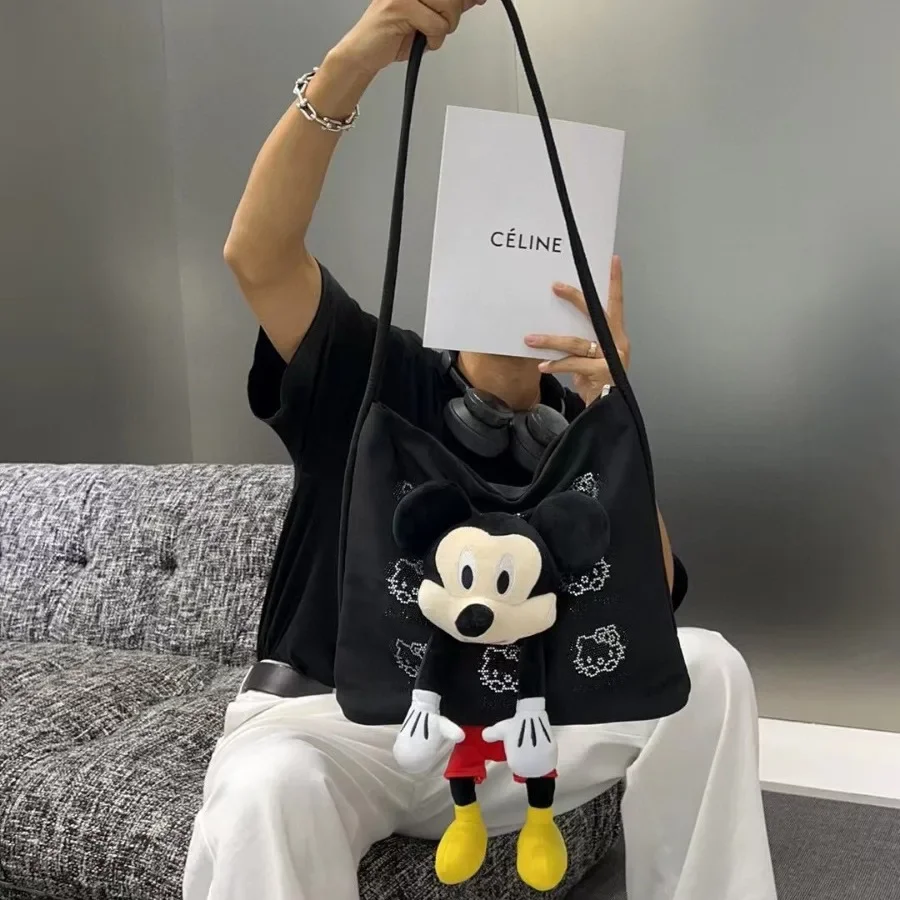 Disney Purses and Handbags Mickey Dolls Shoulder Bag High-capacity Crossbody Bags for Women Cute Cases Korean Fashionable Pouch