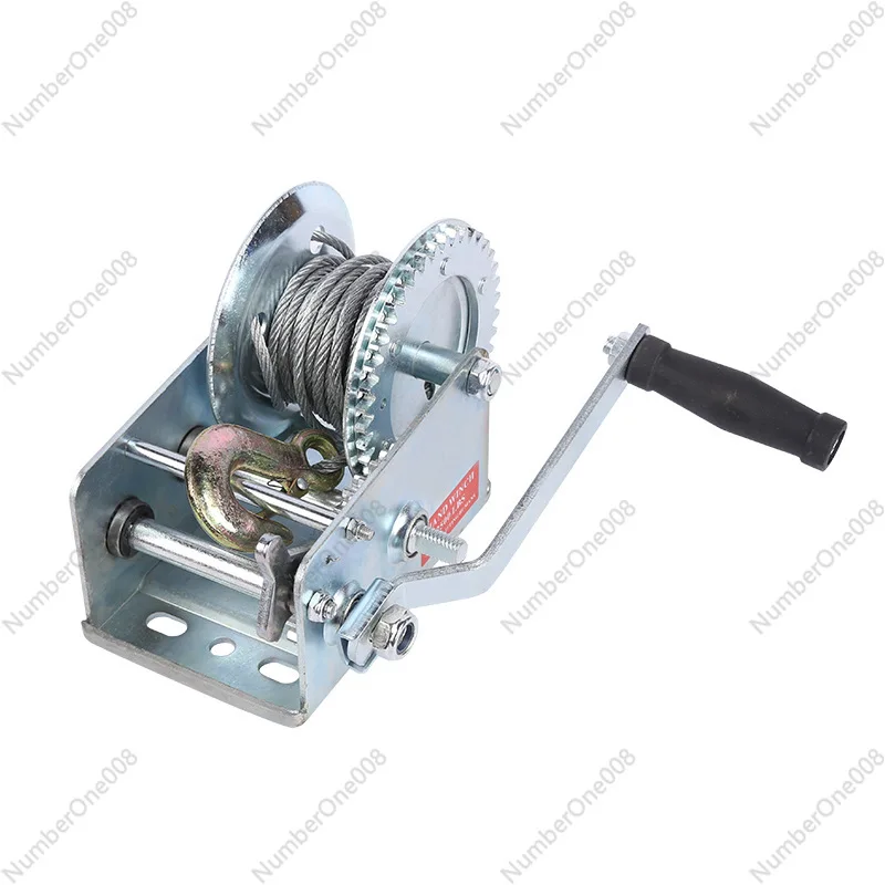 Wire Rope Industrial Winch Trailer Mini Manual Winch