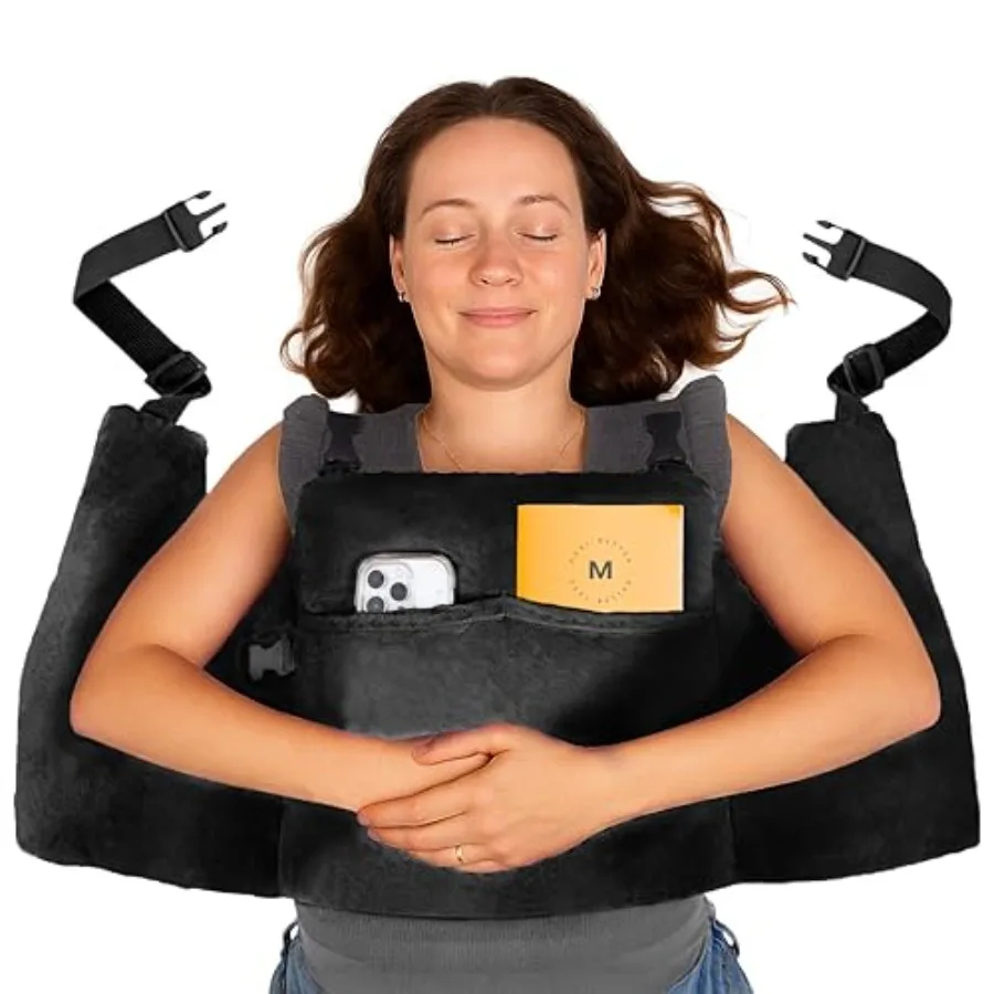 

Post Mastectomy Pillow Hands-Free Protection with Secure Strap and Easy-Clean Washable Cover Breast Surgery Must HavesBreast Re