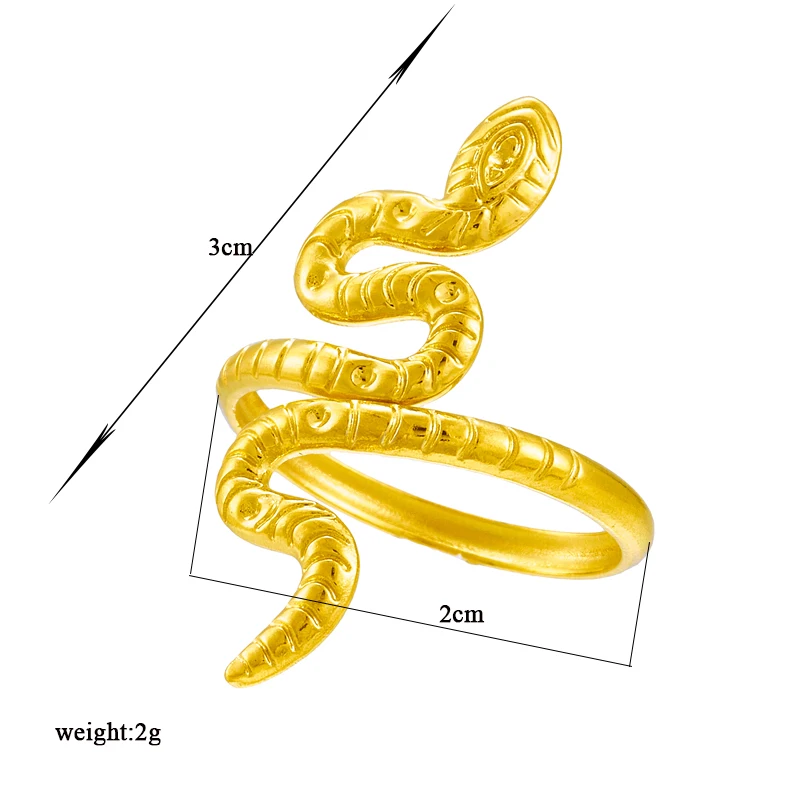 LAMENGLY 316L Stainless Steel Exaggerated Snake Adjustable Finger Ring For Women New Fashion Girls Opening Rings Jewelry Gifts